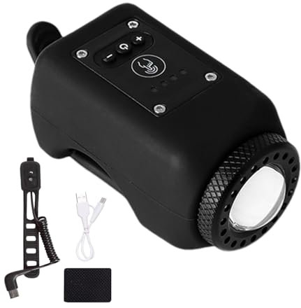 Clacson elettronico per bici, campanello d'allarme per anello manubrio ciclismo - Campanello per bicicletta Campanello per bicicletta - Campanello elettronico multifunzionale con ricarica USB per moun
