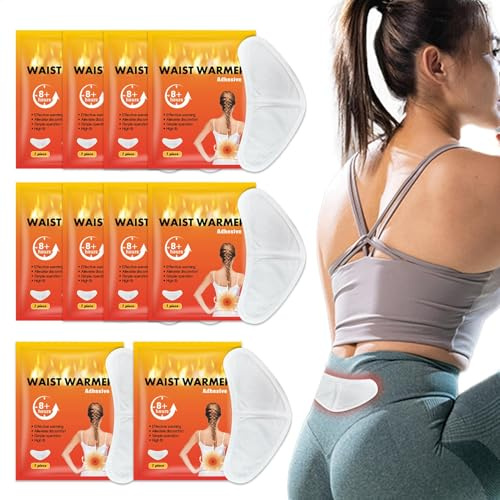 Heizpflaster, Heizkissen zum Aufkleben,Selbstheizender Taillenwärmer | 10 x tragbare Nacken- und Schulter-Heizkissen, Patches zur Linderung von Beschwerden für Taille und Rücken