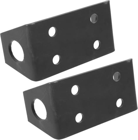 SWOOMEY Soporte de Montaje para Cabrestante y Remolque, Placa de Enganche Metálica Negra, 2 Piezas, para Modelos Todoterreno, Fácil Instalación y Uso Seguro