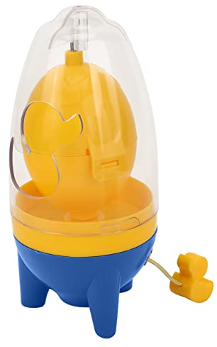 Centrifugadora de huevos portátil para huevos más limpios, higiénicos, fácil montaje y desmontaje, centrifugadora de huevos manual con rotación de torsión alta homogénea (azul)