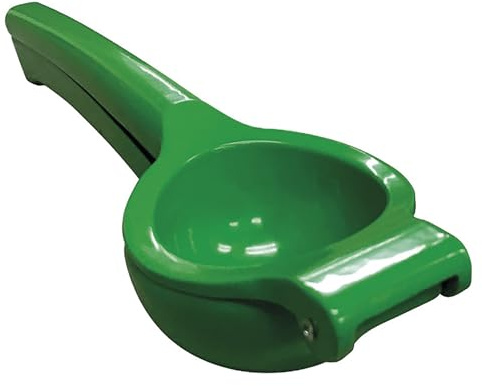 Victoria Exprimidor Limón Manual, Aluminio Fundido, Prensa de Cítricos para Zumo, Extracción Máxima de Jugo, Verde