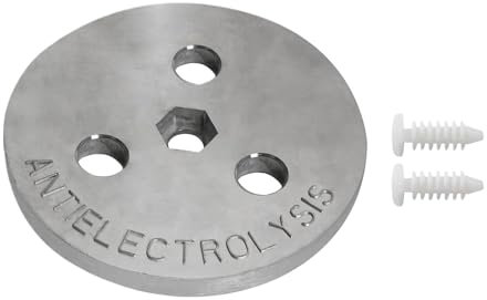 Anodo Di Zinco | Anodo Di Zinco Per Piscina | Filtrazione con Blocco Galleggiante per Protezione Piscina Interna Esterna e Manutenzione Pompe Acqua