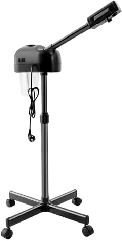 Gesichtsdampfer Gesichtssauna Face Steamer Vaporizer 750w Gesichtsdampfer Dampfgerät mit Timer Und Heißer Verdampfer Lcd-Bedienfeld für Salon Zuhaus（schwarz） ﻿