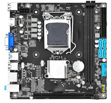 WLTDYZZLDN Scheda Madre for PC da Gioco Fit for H97M-I LGA 1150 con Supporto DDR3 RAM USB SATA3.0 Placa Mae Kit di assemblaggio Desktop WiFi NVME NGFF M.2 16 GB VGA Motherboard