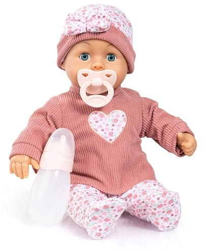 Bayer Design Interaktiv babydocka, talande, mjuk kropp, 38 cm