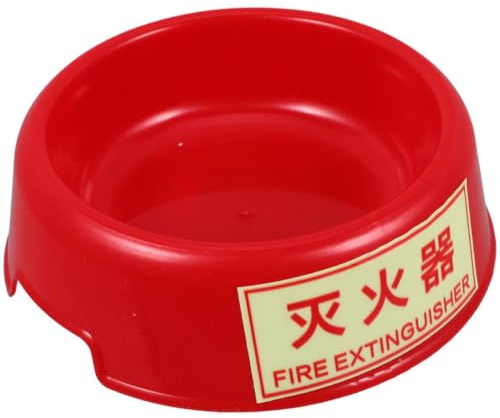 FOMIYES Soporte Conveniente Extintor de Rojo de Plástico Incendios para Resistente al Fuego Almacenamiento y Base Simple y Elegante para Extintores para Coche Oficina