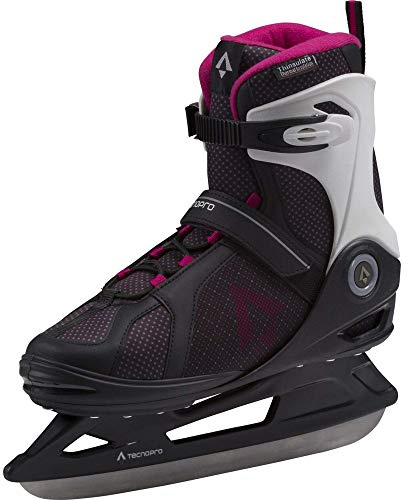 Tecnopro Phoenix - Patines de Hielo Negro/Baya/Blanco 37