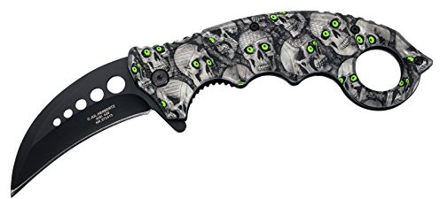 Herbertz Karambit, Totenköpfe Einhandmesser