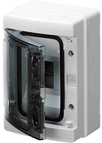 Gewiss Centralino stagno con pareti lisce predisposto per alloggiamento morsettiere IP65 GW40101 (4 Moduli)