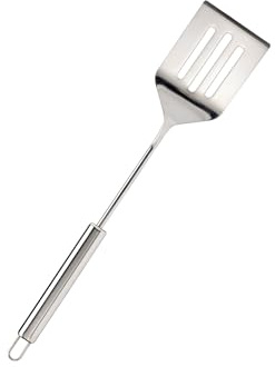 Cook’in Garden - Spatule en Inox, Ustensile Résistant pour Barbecue et Plancha, Longue Durée de Vie, Accessoire Cuisine Extérieure, Idéal Terrasse et Jardin, Manche Confort