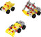 Theo Klein 8792 Bosch 3 in 1 Konstruktions-Set Constructor Team I Zum BAU verschiedener Baustellen-Fahrzeuge I Inklusive Baupläne für 3 Modelle I Spielzeug für Kinder ab 3 Jahren