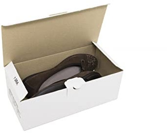 Cajeando - Pack de 10 Cajas de Cartón Automontables para Zapatos 28 x 13,8 x 10 cm Zapatero Apilable y Ordenación de Sneakers o Zapatillas Guarda Zapatos Color Blanco