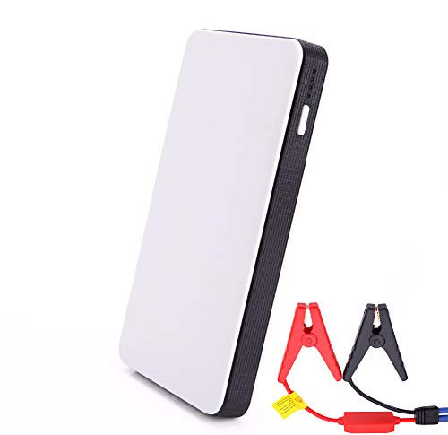 AKT Mini Slim Portatile 20000 mAh Avviatori Batteria dell'auto Accumulatore di Energia Booster Motore 12V Caricabatterie,White