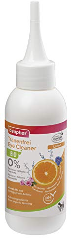 beaphar - Bio Tränenfrei Lotion Für Hunde Und Katzen - Gegen Irritationen im Augenbereich - Mit 99% Natürlichen Inhaltsstoffen - ECOCERT - 0% Parabene, Sillikone, Farbstoffe - PH-Neutral - 100 ml