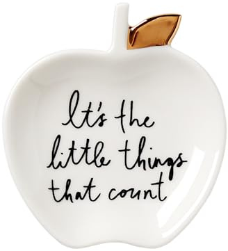 Kate Spade New York Ks Apple Ring Dish, 0.55, White