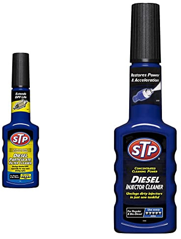 STP GST66200EN Diesel Particulate Filter Cleaner 200 ml & GST59200EN Diesel Injector Cleaner 200 ml