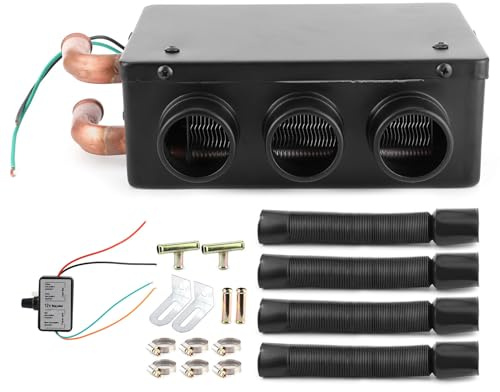 Car Heater, Portable Fast Heating Windscreen Defroster 12V Low Noise 3 Vent Operation for Winter Drivers Van Users and Vehicle Defrosting Comfort
