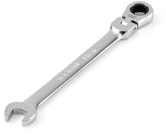 TEKTON 7/16 Inch Flex Head 12-Point Ratcheting Combination Wrench | WRC26311