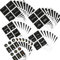 231 Étiquettes pour la Maison Noires Pack Complet, imperméables, en français, rangement et organisation de cuisine, accessoire salle de bain, etiquettes autocollantes bocaux/organisateur cuisine