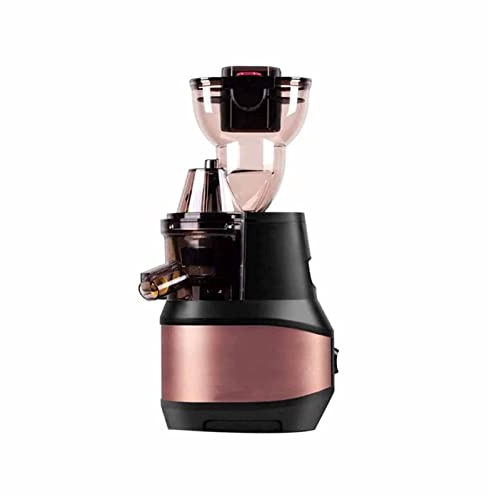 CRBUDY Exprimidor Lento, máquina exprimidora de masticación Lenta con Taza de Jugo, exprimidor de Prensa en frío para Frutas y Verduras nutritivas, fácil de Limpiar