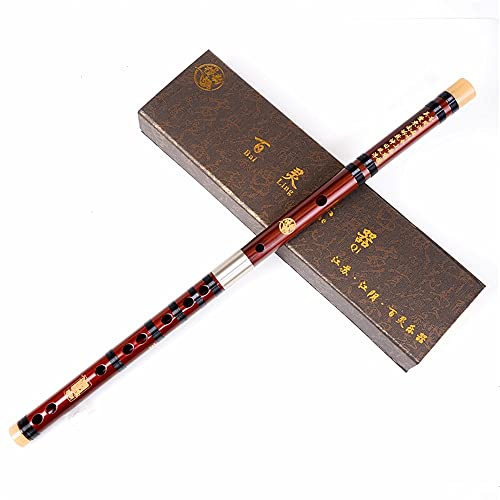 dizi DIZI-chinesische Bambus-Quer-Flöte Fife - C d e f g g g MAUNE FEUERE FUNKTIONELLE FERIKALISCHE MAHOGANY-Flöte Rote Palisander-Flöte Bambusflöten(C)
