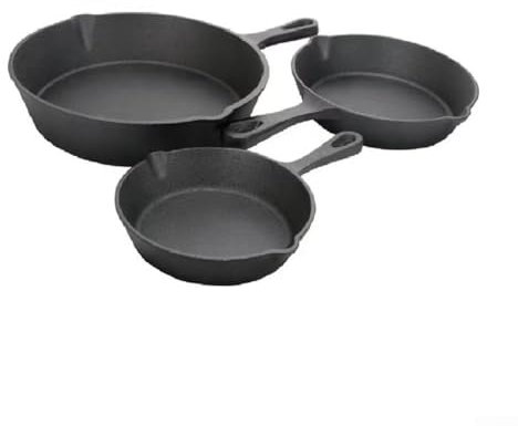 Kulinarischer Genuss mit dieser gusseisernen Grillpfanne für verschiedene Kochtechniken zu Hause (20 cm)