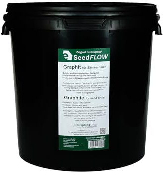 SeedFLOW| 100% Graphit | Graphit für Sämaschinen | Drillmaschinen | AgrarGraphit | Schmiermittel für Saatgut | ProGraphite | Grafit (20 Liter)