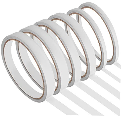 Angoily Art Tape-sortiment 6 Mm 9 Mm 12 Mm Doppelseitiges Klebeband 7 5 M/rolle Für Scrapbooking Basteln