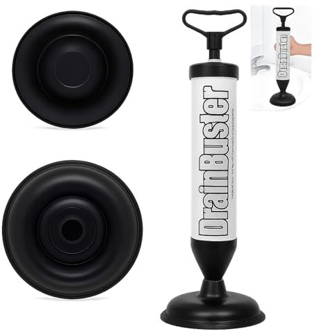 EHIOG Saugglocke für Waschbecken bei Verstopfungen, PöMpel,Plunger Abfluss,Abflussreiniger Pumpe, Pressluft Rohrreiniger, Zur Schnellen Und Effektiven Rohrreinigung In Bad,FüR Bad Und Wc