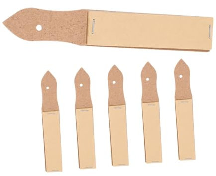 Homoyoyo de Papel de Lija Beige para Afilar Lápices de Dibujo 5 Piezas Herramienta Ligera Grano Fino para Artistas en Bocetos y Arte