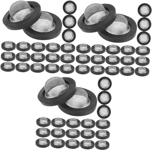 Toddmomy 3 Ensembles Crépine Pour Tuyau Inlet Pouce Avec Joint Étanche Et Filtre Accessoire Pour Robinets Douchettes Et Tuyaux De Jardin 30 Pièces * 3