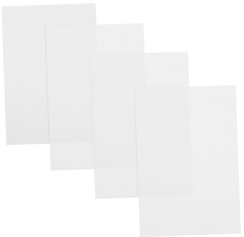 DIYEAH Cartes de Nettoyage Cartes de Maintenance Haute Performance pour Scanner de Chèques Lot de 4 Élimination Poussière et Gras, Compatible Imprimantes et Distributeurs Automatiques