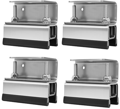 aleawol 4 Stück Van Roof Rack Mount Kit 304 Edelstahl | Van-Dachträger-Halterungen Austausch Einfache Installation Dachträger Mount Kit, Kompatibel mit ProMaster, Boxer, Jumper
