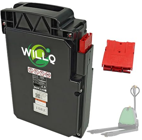WILLQ Batterie pour Transpalette Électrique 24 Volts 24V 20Ah Batterie Lithium de Remplacement pour Chariot Élévateur Électrique F3/F4/F5/EPT15-EZ,24v20ah f5