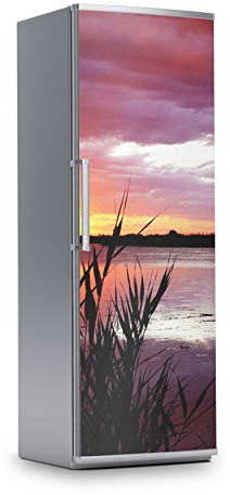 Kühlschrank Muster I Dekoration für Kühlschranktür - Aufkleber Folie abwaschbar I Deko Küche - Design: Dream away