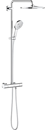 GROHE Colonne de douche thermostatique Rainshower SmartActive 310 (Design Rond) 26648000 (Import Allemagne)