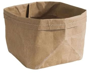 APS 30355 Runder Brotkorb/Brottasche aus Naturfaser & Kunstharz, 12 x 11,5 x 11,5 cm, Beige