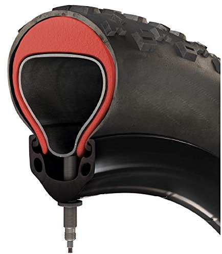 Tannus Unisex-Adult Armour Pannenschutz 27,5 x 1,95-2,50| 50/63-584 Pannensicheres Semi-Mousse, Reifen Rundum-Schutz, hoher Grip, einfache Montage, wiederverwendbar, rot, 0193751005506, RH-531499