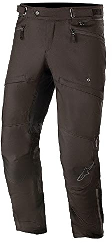 Alpinestars AST-1 V2 Pantaloni tessili per moto impermeabili, nero, Long 2XL
