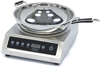 Catering-Induktions-Wok/Wok-Brenner Professional 3500 W – Induktionskochfeld – Wok und Pfannengerichte – Induktionsplatte – Kochfeld