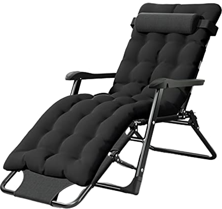 Chaiselongue Freizeit-Liege im Freien Gartenliegen und Liegen Sonnenliegen Liegen Liegen Liege Büro Klappbett Nap Beinstütze. Kühles und atmungsaktives Material. Mehrfachwinkelverstellung ( Color : Bl