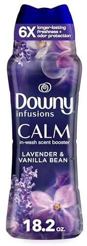 Downy CALM In-Wash Wäscheduft Booster Perlen, Lavendel, 516 ml