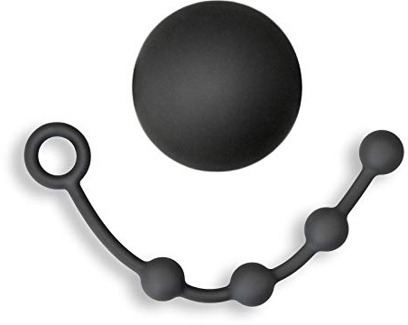 Buyandfeelgood Bolas Anales “Bullet Snake M” De - 3.0 Cm Ø - 32.0 Cm Largo - Suaves Por Fuera Fabricadas En Pura Silicona Premium Y Duras Por Dentro - Eróticas