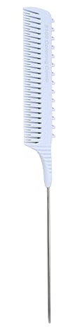 BusoTh Teasing Foiling Combs, Lightweight Highlighting Clip Comb for Unisex (Lavender Purple), Parting Comb Rat Tail Combs Hairstylist Must Haves for Highlights Trimming Cutting