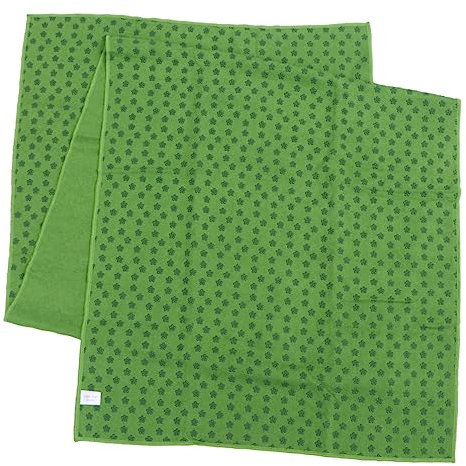 Yogadecke 183x61cm Grün aus Polyester Nylon Pflaumenförmig