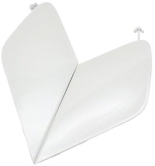 QXWRLD for Lexus, CT200h 2014 2015 2016 2017 Auto Vordere Stoßstange Zughaken Abdeckung Anhänger Auge Kappe Deckel Stoßstangen-Abschleppösenabdeckung(White left side)