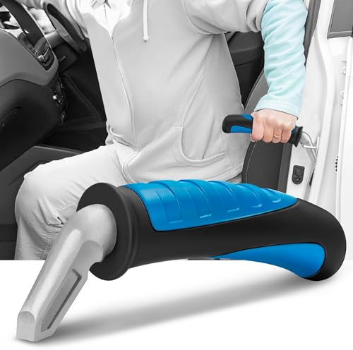 NINEMAX Einstiegshilfe Auto Senioren, Ausstiegshilfe Auto Ältere Menschen | Haltegriff Grip Helfer Autogriff Zum Aussteigen Mobilitätshilfe, 1 Stück(Schwarz i Blau)