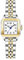 VXFAIZY Quadratische Zarte Damenuhr Mit Arabischen Ziffern Leicht Zu Lesen KostÜM-Uhr FÜR Damen (Silver-Gold Black)