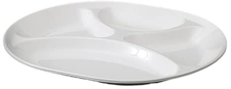 6 Piece Fondue Plates Set in White with 12 Fondue Forks Ideal for Entertaining and Sharing Fondue Fun