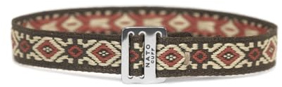 Nato Cuff - Ethnisches Band Armband 10mm- Handgefertigt in Frankreich - Herren Damen Verstellbares Juwel
